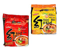 Hong Ramyun Spicy Flavor 4.2oz (120g) 5 Packs + Hong Ramyun Mild Flavor 4.2oz (120g) 5 Packs