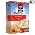 Quaker Oat So Simple Original Porridge - 22 x 27g (1.31lbs)