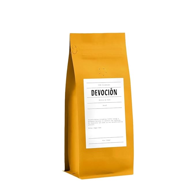 Decaf - Roasted by Devocion - Freshly Ground Coffee - 12 Ounce Bag