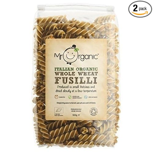 Mr Organic Whole Wheat Fusilli 500g - Pack of 2