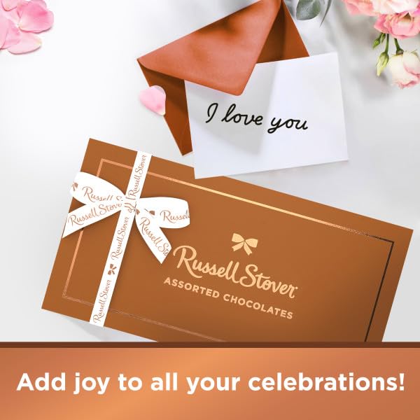 NEW - RUSSELL STOVER Assorted Milk &amp Dark Chocolate Gift Box 16 oz. (≈ 28 pieces)
