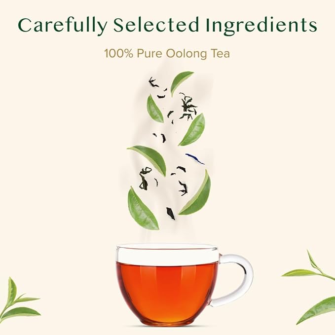 VAHDAM High Mountain Oolong Tea Leaves From Himalayas - 340g/12oz (170 Cups) High Elevation Grown | Vacuum Sealed | Brew Hot Iced Or Kombucha Tea | Loose Leaf Tea