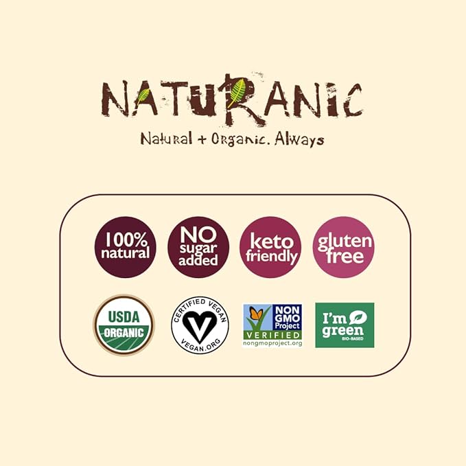 Naturanic Brazilian Dark Chocolate Covered Nuts Snack No sugar Keto friendly Net Carb Zero All NAtural Organic Vegan - Pack of 12