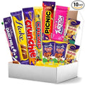 Cadbury Chocolate Box 10-Pack – A Delicious Assortment of Australian Favorites Including Flake Crunchie Turkish Delight Picnic and More – 316g of Classic Cadbury Chocolates