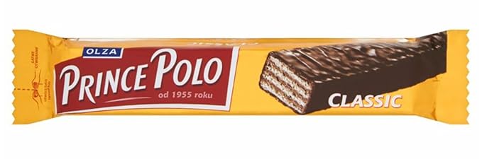 PRINCE POLO DARK CHOCOLATE COVERED WAFER CLASSIC 17.5g (PACK OF 56 BARS )