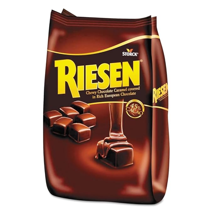 Riesen Chewy Chocolate Caramel Covered in Rich European Chocolate 30oz Bag
