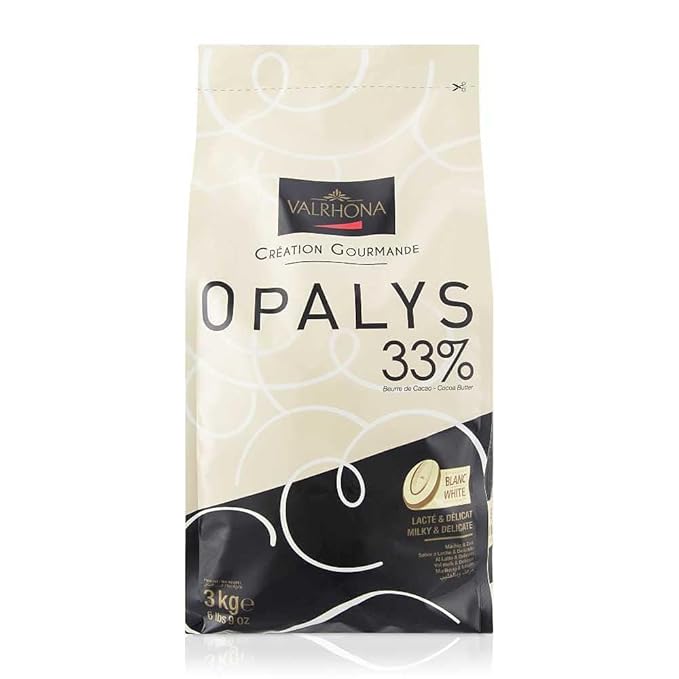 Chocolate - White 33% - Opalys Fèves (Discs) - Valrhona' for ASIN