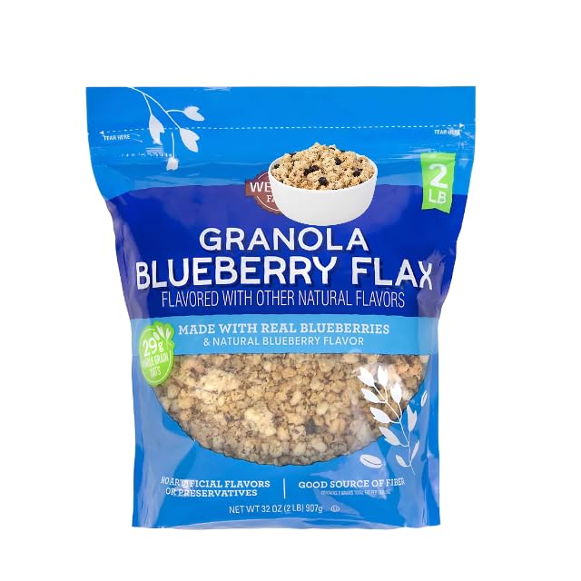 Blueberry Flax Granola Naturally Flavored 32 oz (1 Pack)