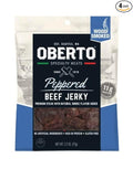 Oberto Peppered Natural Style Beef Jerky 2.7oz (Pack of 4)