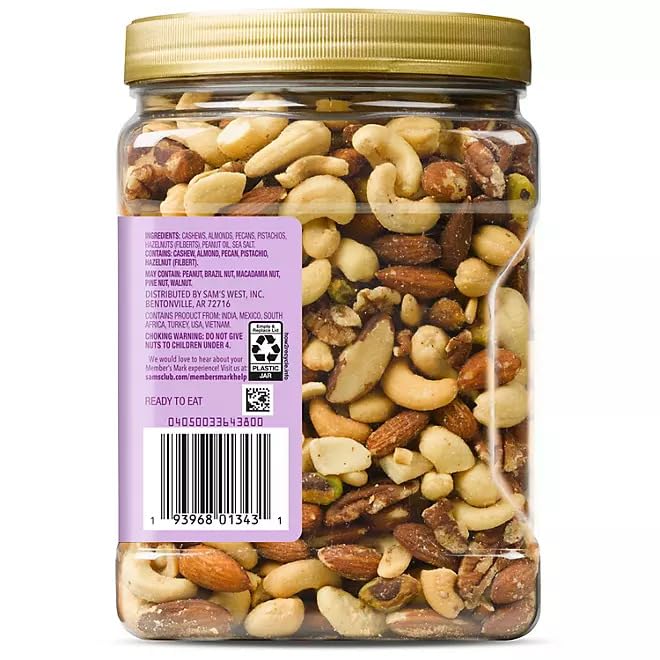Member's Mark Lightly Salted Deluxe Mixed Nuts (34oz)