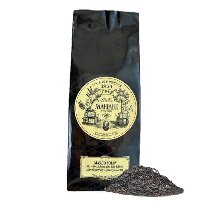 Mariage Freres - Marco Polo (T918-0100) - 100g 3.5oz Black Loose Leaf Tea - Paper Pouch (1 Pack)