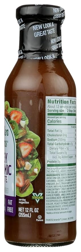 Walden Farms Honey Balsamic Vinaigrette Salad Dressing 12 Ounce (Pack of 6)