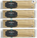 Italian Bucatini Pasta Bronze Cut Made from organic Italian durum wheat semolina (Pack Of 4 Bags)16 oz.
