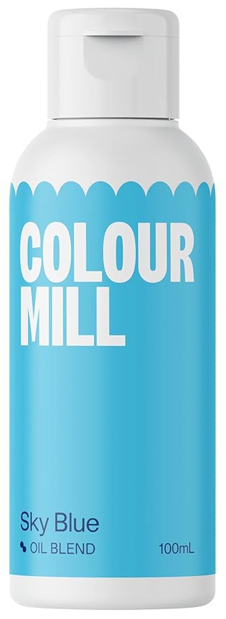 Colour Mill Oil-Based Food Coloring 100 Milliliters Sky Blue