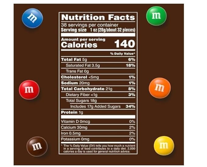 Milk Chocolate Candy with Colorful Shell Coating in Resealable Storage Jar Bulk Pantry Pack 3.75 Pounds