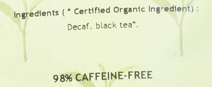 Davidson's Organics Decaffeinated Black Loose Leaf Tea 16-Ounce Bag