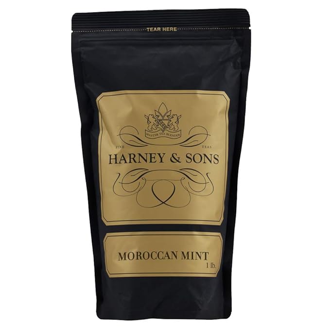 Harney &amp Sons Organic Moroccan Mint | 16oz Bag of Loose Leaf Tea