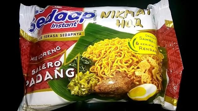 Mie Sedaap Goreng Salero Padang Instant Noodle 86 (Pack of 2)