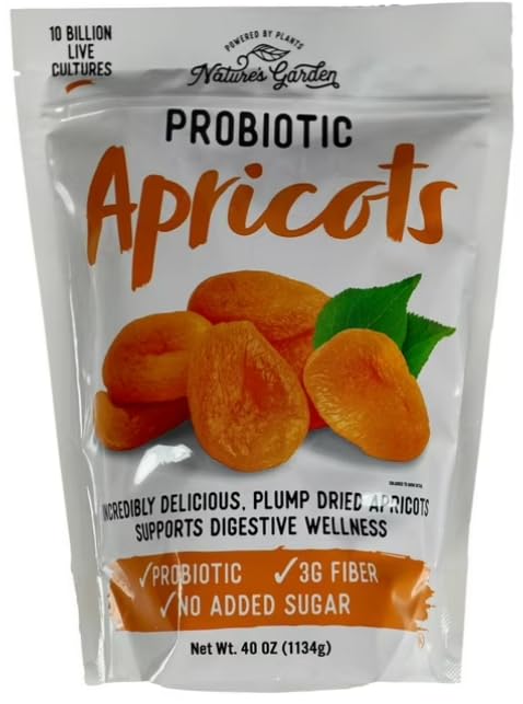 Natural Probiotic Dried Apricots No Added Sugar 40 oz