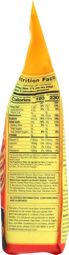 Pamela's Products Ultimate Baking &amp Pancake Mix 24 oz (Pack of 4)