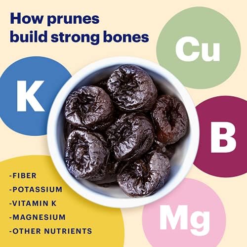 Sunsweet Amazin' Prunes Orange Essence - Prunes Pitted Unsweetened &amp Dried - Gluten Free Vegan Low Fat - Dietary Fiber &amp Natural Minerals - Dried Fruit - 6 oz pouch - 3 Pack