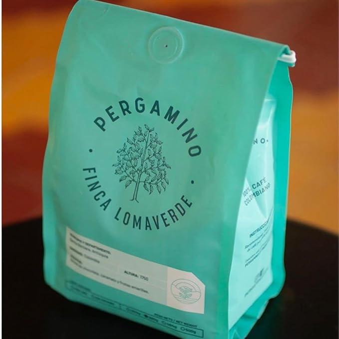 Whole bean Pergamino coffee Sweet and soft Pergamino Colombian Coffee Bean Coffee Whole Bean (12.69-360g) Pergamino lomaverde en grano