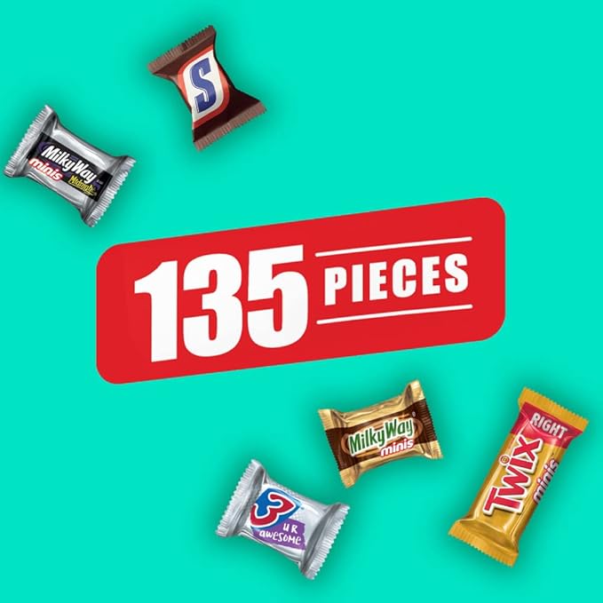 Mars Chocolate Minis Size Candy Variety Mix Bag 40 oz