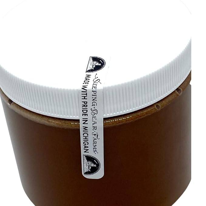 12 Ct Case of 1.5 pound (24oz) Cinnamon Raw Honey - Untreated Unprocessed Creamy Raw Honey w/Certified Organic Cinnamon - Sleeping Bear Farms