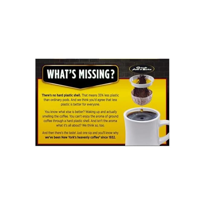 Chock Full o’Nuts Soho Morning Mild Roast K-Cups – Compatible with Keurig Pods K-Cup Brewers (1 Pack of 12 Single-Serve Cups)