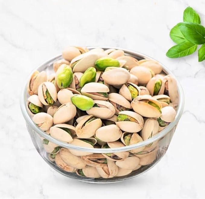Delicious Nuts and Pistachios 100g/Bag Salt Baked Flavored Large Particle Pistachios High Nutrition Dried Fruits Nut Snacks High Protein Home Health Snacks (5 Bags)