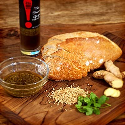 OMG! Gourmet Thai Sesame Ginger Dipping Oil | As found in Pike Place Market (Delicious Perfect for breads veggies salads and marinades) 375ml/12.7oz…