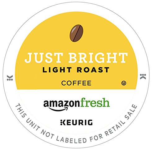 AmazonFresh 80 Ct. K-Cups Just Bright Light Roast Keurig K-Cup Brewer Compatible