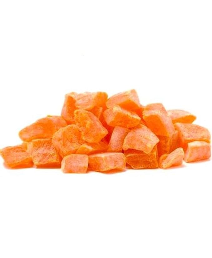 Bulk Papaya Chunks 25 Pound Sweetened Wholesale Box