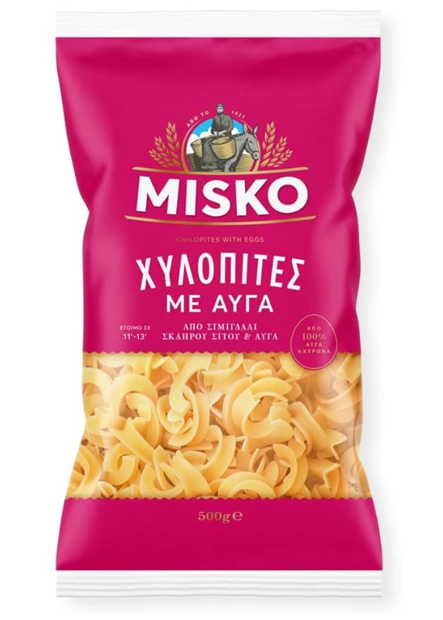 Misko Hilopites with eggs
