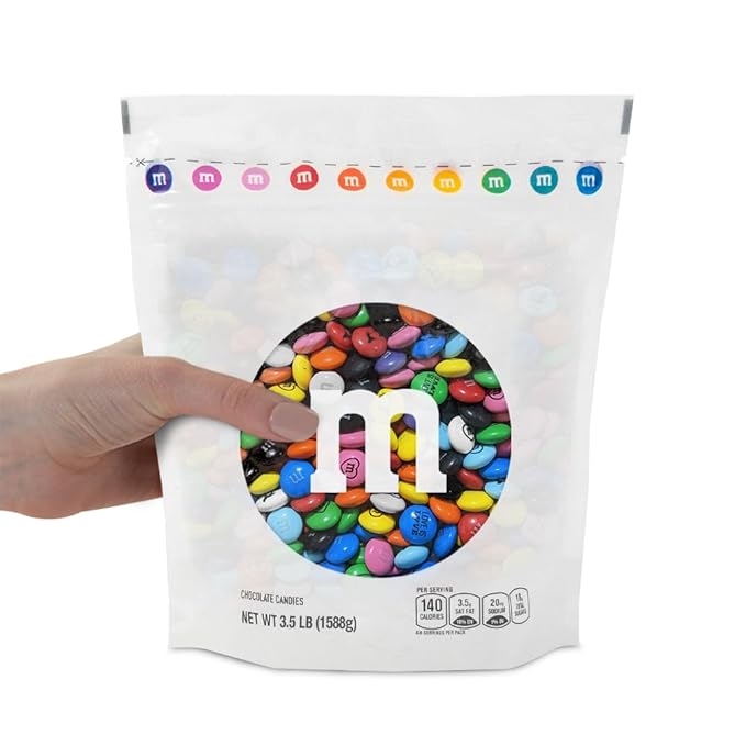M&ampM’S World Pride Milk Chocolate Candy 2 lbs Bulk Multi-Colored M&ampM'S Printed with Love is Love Icons for Pride Party Décor Pride Celebrations &amp Parades