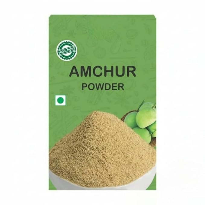 Amchur (Dry Mango) Powder For Healthy Delicious &amp Flavorful Cooking | Hygienically Packed | Easy to Cook | Ready to Cook Preservative Free - 50 gm