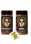 Mexican Traditional Seasoning Mix Asadero-Style Spice Blend for Chicken Beef Pork and Vegetables with Bonus Slap Ya Mama Seasoning Packet (7.3 oz Carne Asada/Birria)