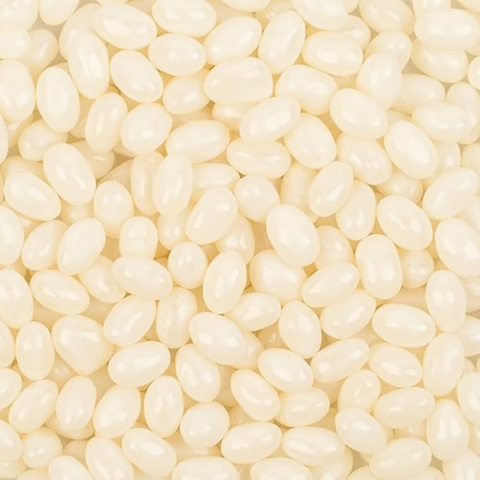1.5lb White Jelly Beans Candy - Coconut (approximately 600 Pcs)