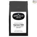 Carmel Valley Coffee Roasting Espresso 1940 – Organic Medium Roast Africa Central &amp South America - Notes of Dried Berries Toasted Nuts &amp Baker’s Chocolate Whole Bean Coffee 12 Oz Bag