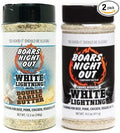 Boars Night Out White Lightning Combo - White Lightning (14.5 oz) / White Lightening Double Garlic (12.2 oz)