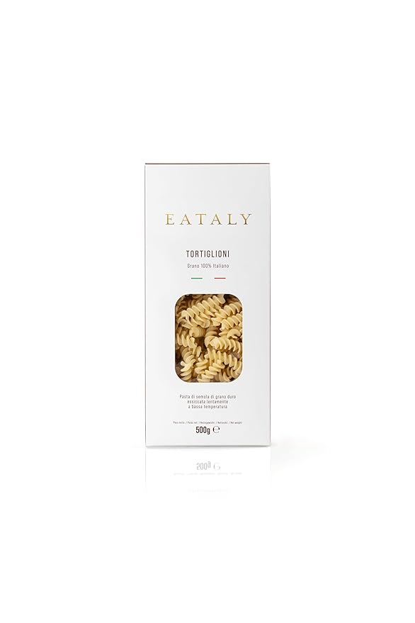Eataly Bronze Die Trio Pasta Bundle Pack- Tortiglioni Vesuvio &amp Paccheri 3-500g (17 oz.) Boxes- 1 Each