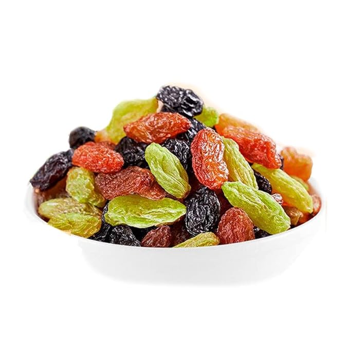 Seedless Medley Raisinsdried fruit golden raisins raisins bulk Three-color raisins raisin milk tea ingredients casual snacks17.63oz/500g