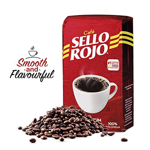 Sello Rojo Tradicional Medium Roast Ground Coffee Bag 35.27 oz Pack of 10