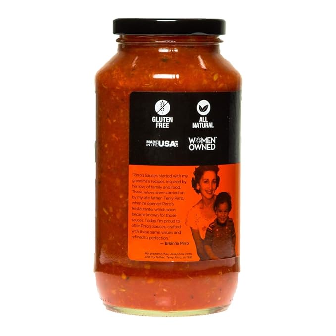Pirro's Marinara All Natural Sauce 24 Ounce (Pack of 2)