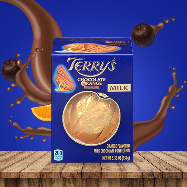 Terry's Milk Chocolate Oranges - Pack of 12 - Each Orange is 5.53oz - Perfect for Gift Giving - Great for sharing with friends and family