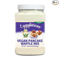 Eggylicious PACK OF 6- Vegan Pancake/Waffle Mix | Protein &amp Fibre Rich Gluten Free Pancake Mix | Quick &amp Easy Breakfast | Just Add Water/Milk Natural Non-Bioengineered | 1 lbs 8 oz (680 gm)