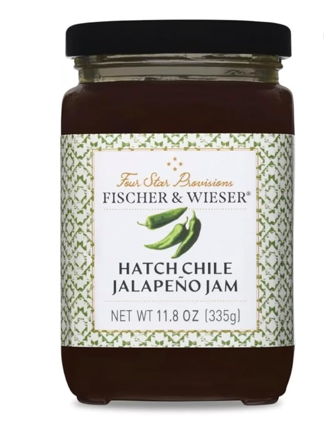Four Star Provisions Fischer &amp Wieser - Sauces Spreads Jellies Jams &amp Dips (Hatch Chile Jalapeno Jam 11.8oz)