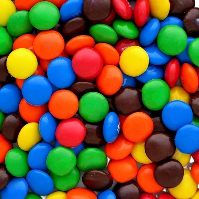 Klub Bulk Mini MM Peanut Butter Candy-1.5 lbs Peanut Butter Chocolate American Candy-Perfect for Snacking Baking and Sharing – Deliciously Smooth and Creamy Miniature Treats(24 oz)