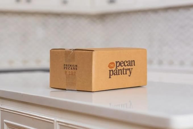 The Pecan Pantry Bulk Pecan Pieces - 5 lb Box - U.S.A. Grown – Ready-to-Use Quality Fancy Pecan Pieces for Baking Cooking &amp Topping – Perfect for Home Chefs &amp Bakers