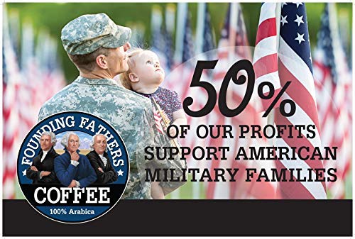 Founding Fathers Coffee Single Serve Pods for Keurig 2.0 K-Cup Brewers Morning Blend 80 Count